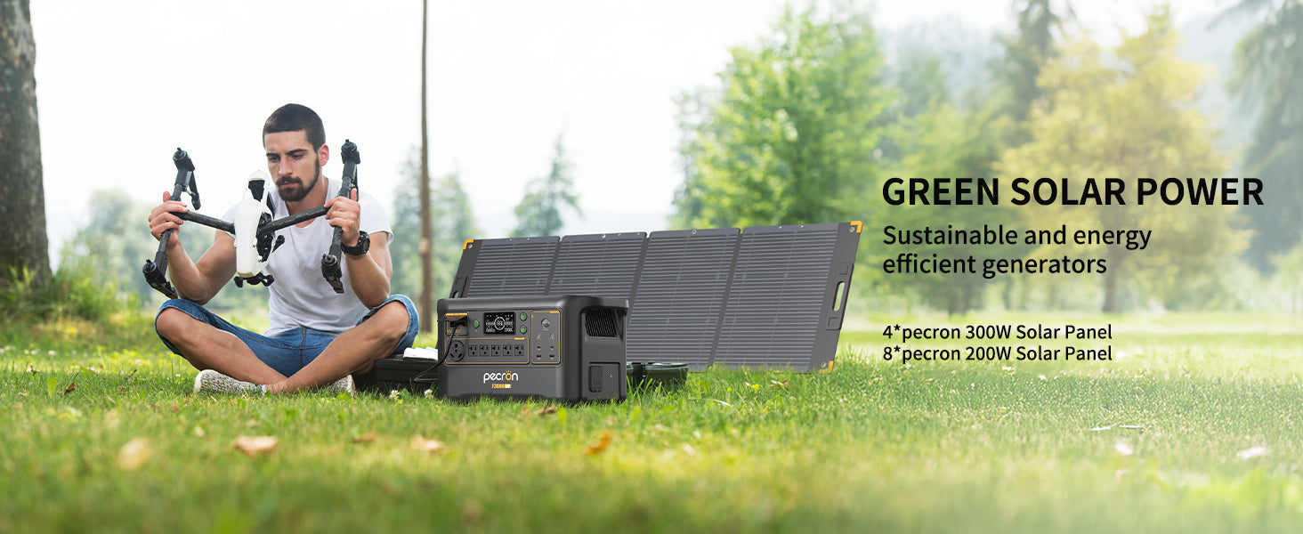 Pecron F3000LFP Power Station 3072Wh 3000W LiFePO4 Battery 220V