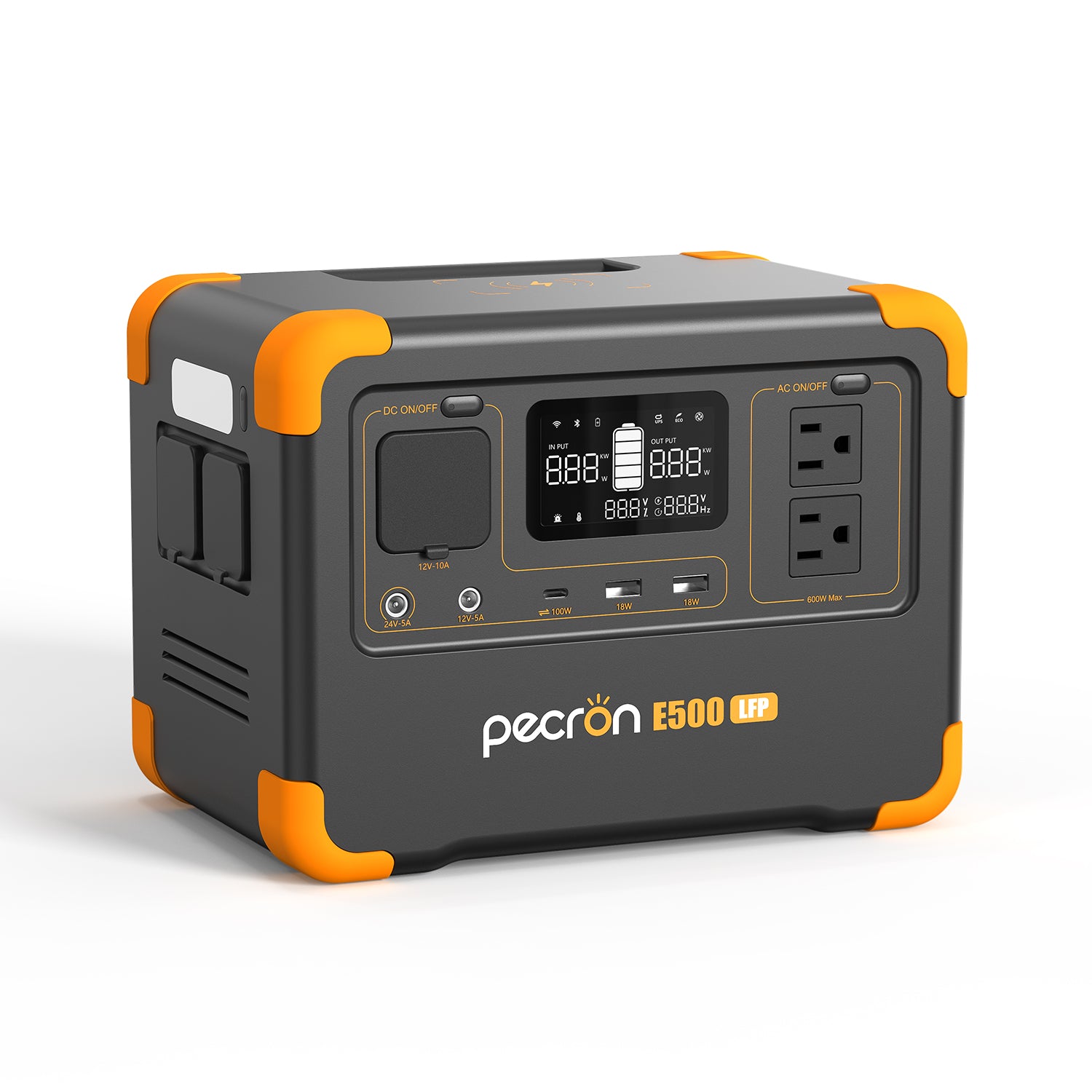 Pecron E500LFP Portable Power Station 600W / 576Wh