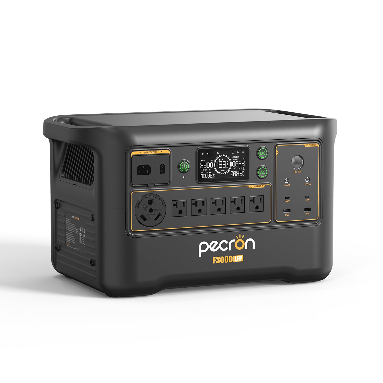 Pecron F3000LFP Power Station 3072Wh 3000W LiFePO4 Battery 220V