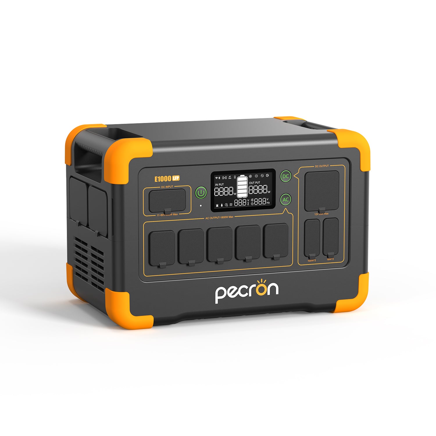Pecron E1000LFP Power Station 1024Wh 1800W Lifepo4 Battery 220V 60Hz