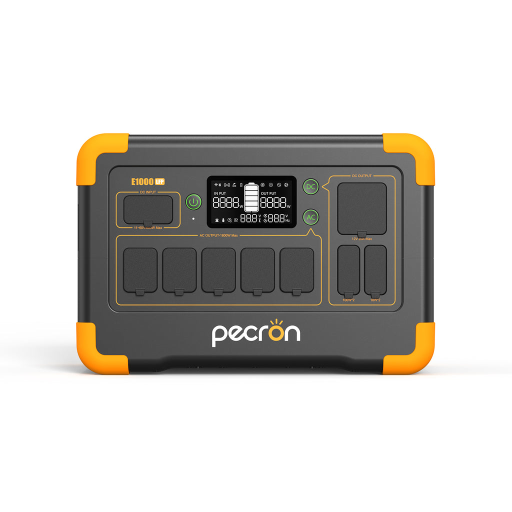 Pecron E1000LFP Power Station 1024Wh 1800W Lifepo4 Battery 220V 60Hz