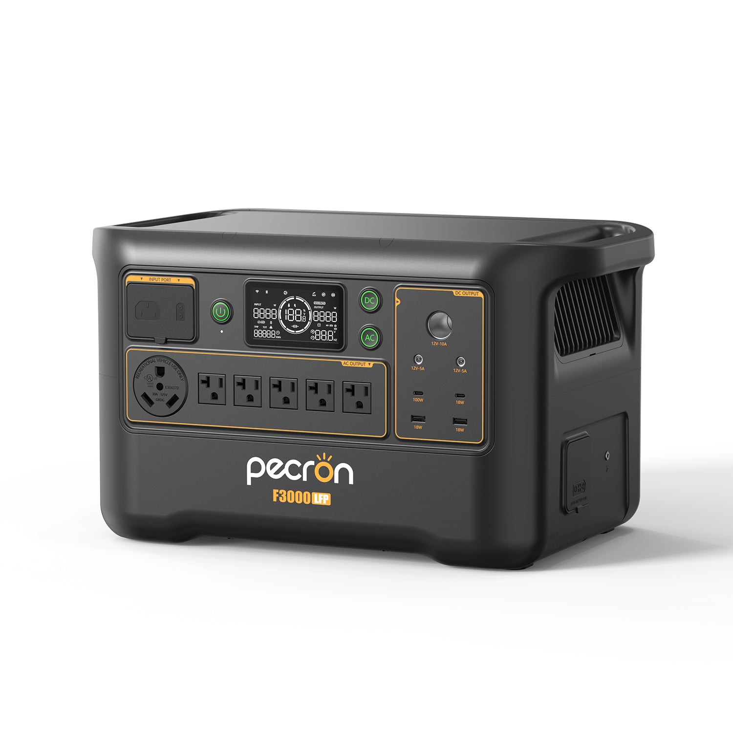 Pecron F3000LFP Power Station 3072Wh 3000W LiFePO4 Battery 220V